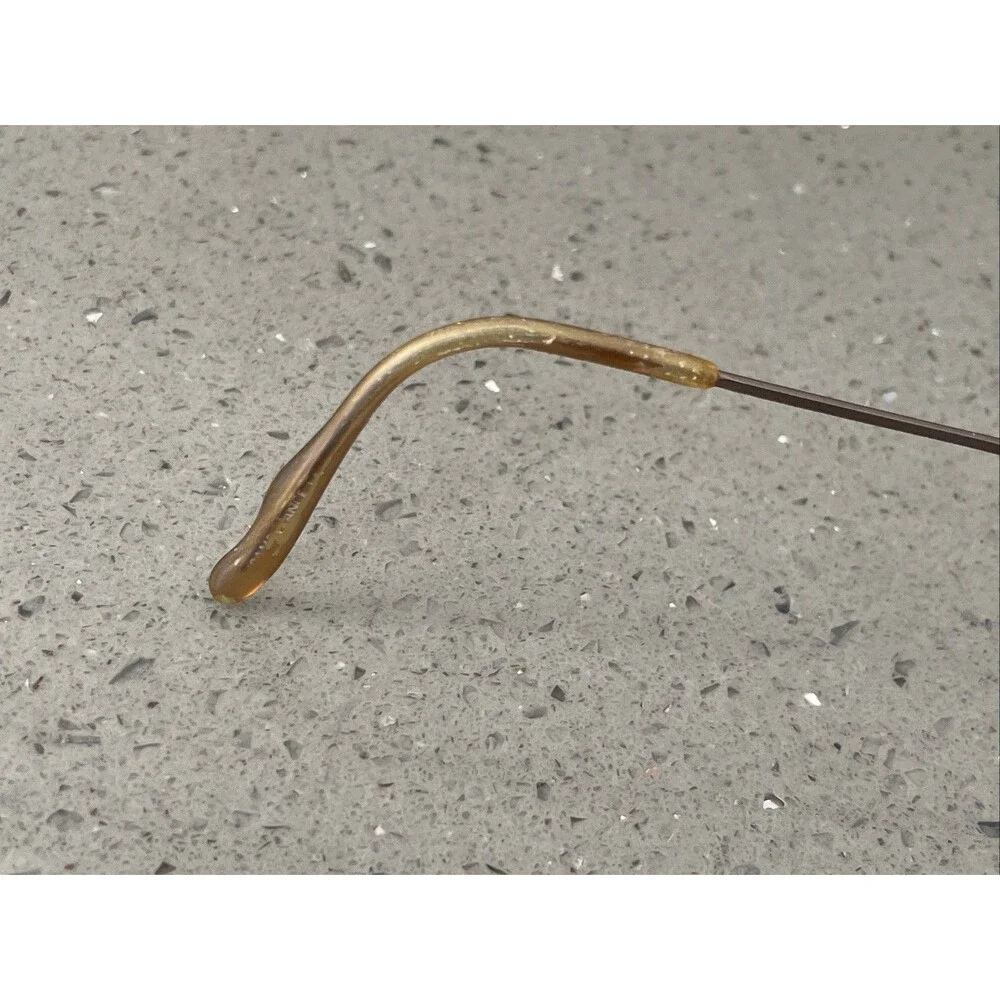 Yves Cogan Y112 ABR 52-19-135 Gold Eyeglasses Frames ONLY bronze full rim